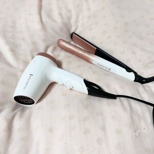Remington Hair Dryer & Curling Iron Rosegold